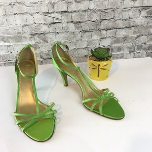 J. Crew lime green heels